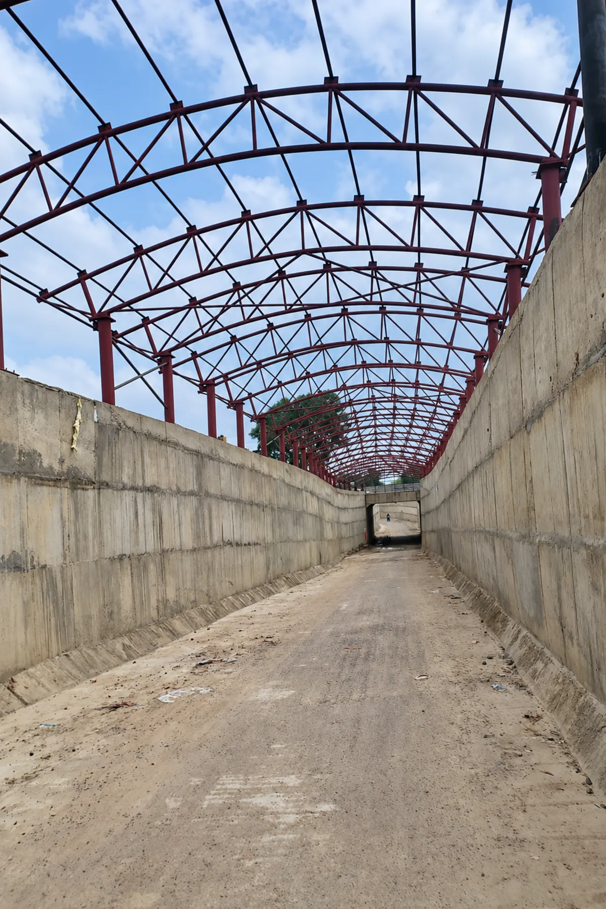 Railway underpass